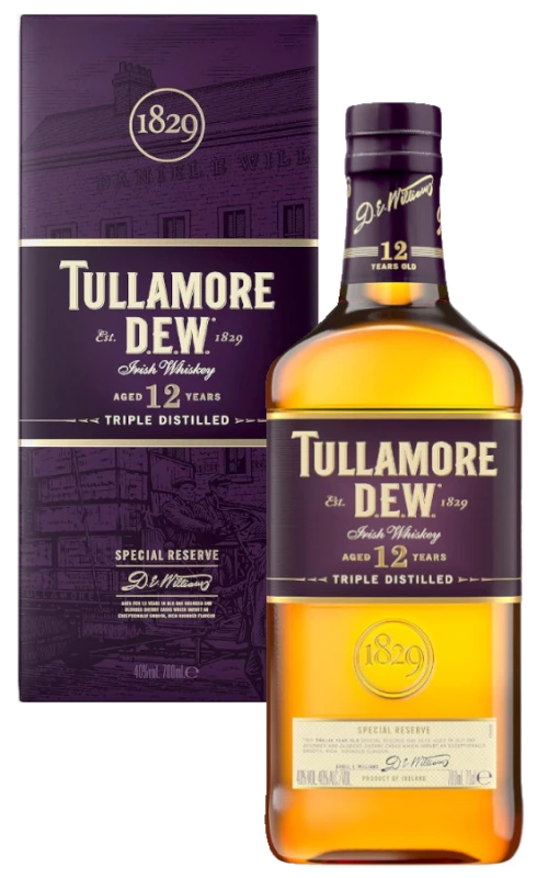 WHISKEY TULLAMORE DEW 12YO 0,7L 40% + KARTON