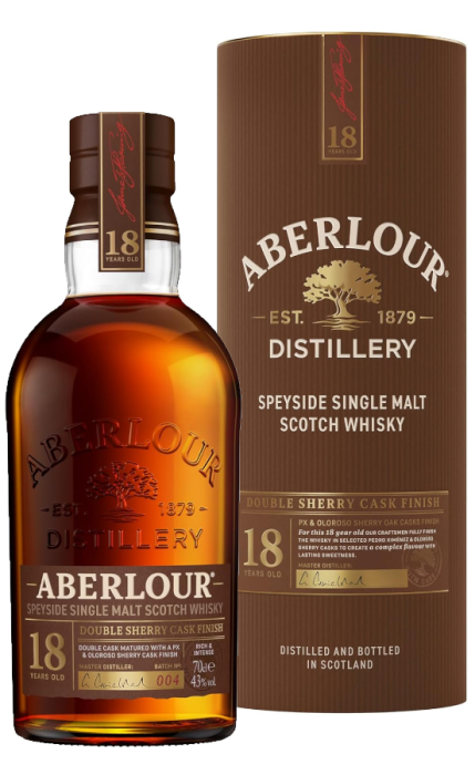 WHISKY ABERLOUR 18YO 0,7L 43%