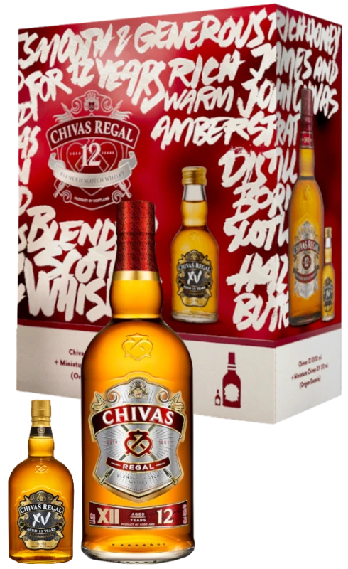 ZESTAW_WHISKY_CHIVAS_12YO_07L_Z_MINIATURĄ_CHIVAS_XV_005L