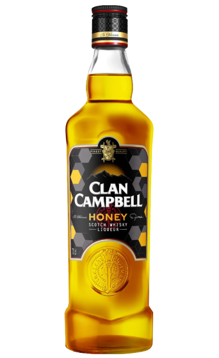 Likier na bazie whisky szkockiej Clan Campbell Honey o smaku miodowym 700ml 0,7l