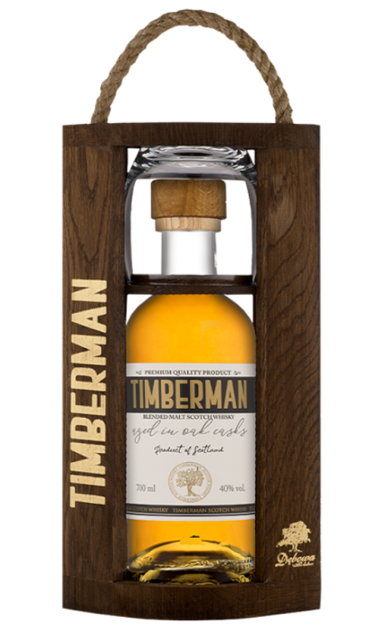 WHISKY DĘBOWA TIMBERMAN SKRZYNK 3YO 0,7L