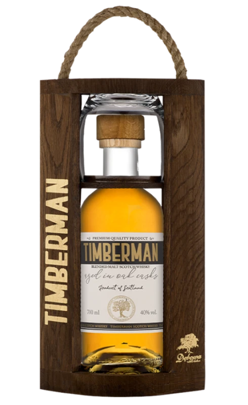 WHISKY DĘBOWA TIMBERMAN SKRZYNK 3YO 0,7L